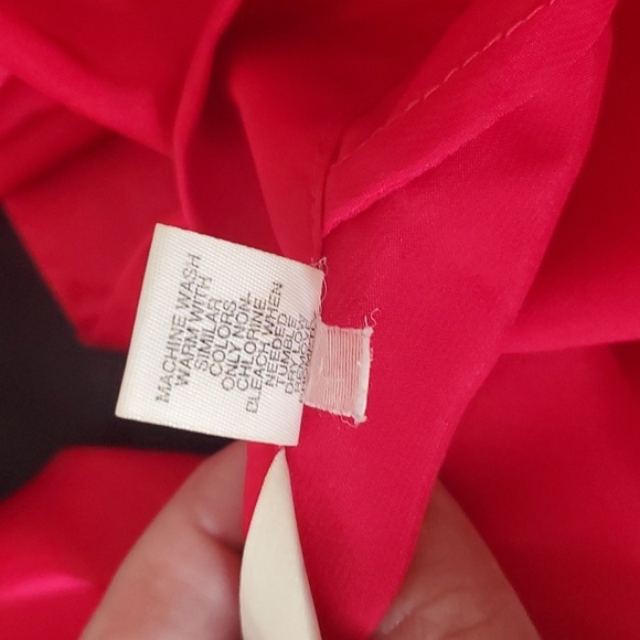 VTG Victoria's Secret red satin feeling robe OSFM - Picture 10 of 10